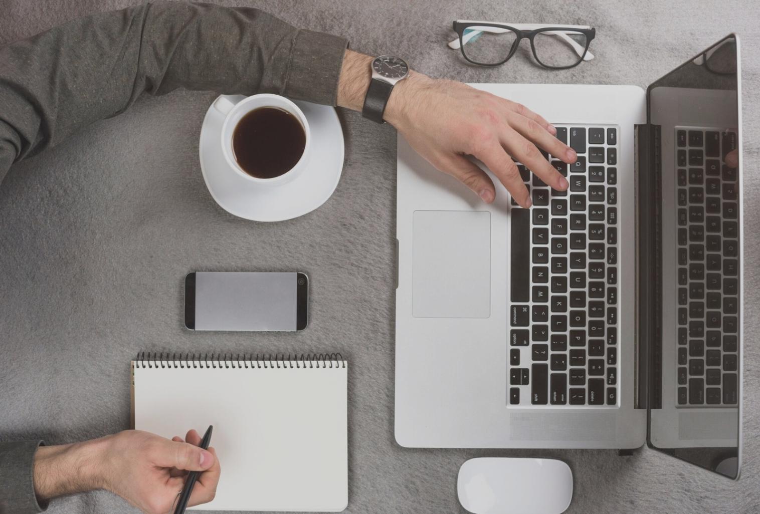 Professional financial planning workspace with calendar and budgeting tools