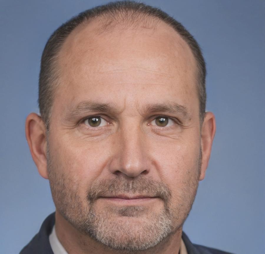 Portrait of Kieran Blackwood, project manager